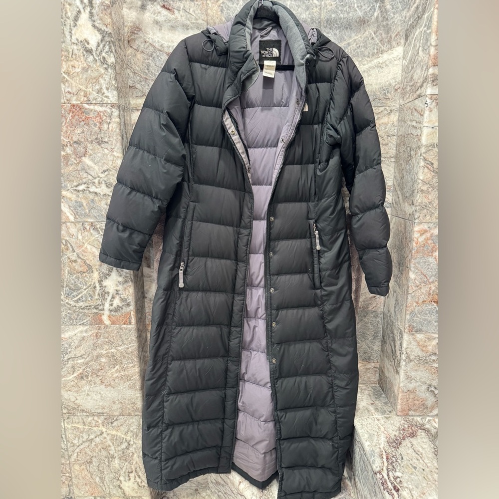 North face women’s size M full length down parka